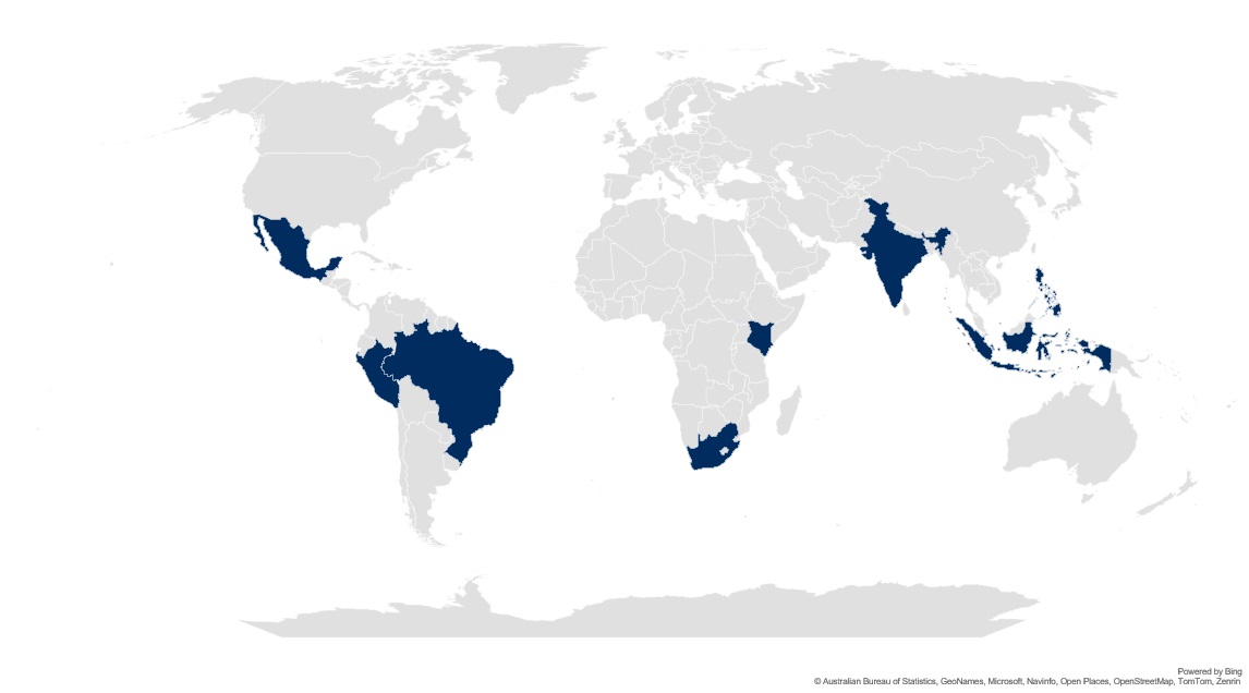 Country map